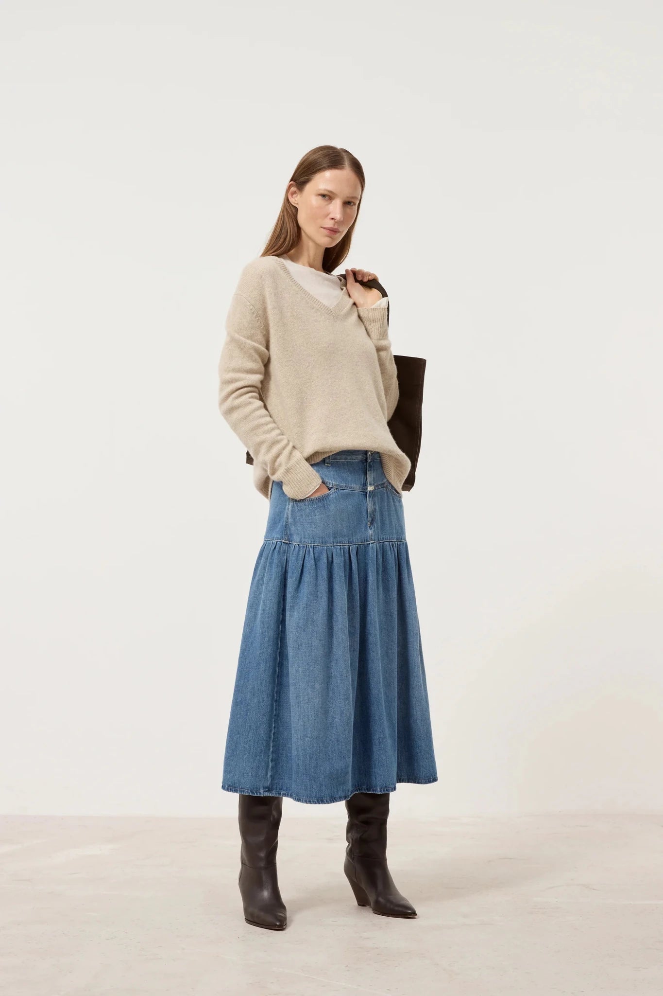 CLOSED BALLON DENIM SKIRT - Den Lille Ida - Closed