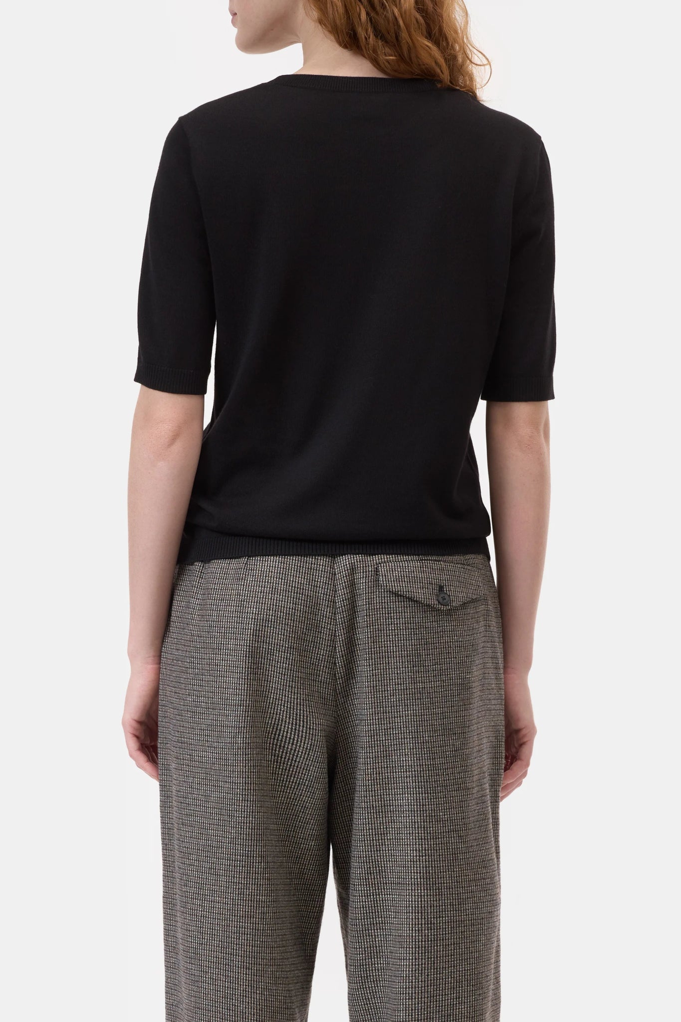 CLOSED CREWNECK SHORT SLEEVE BLACK - Den Lille Ida - Closed
