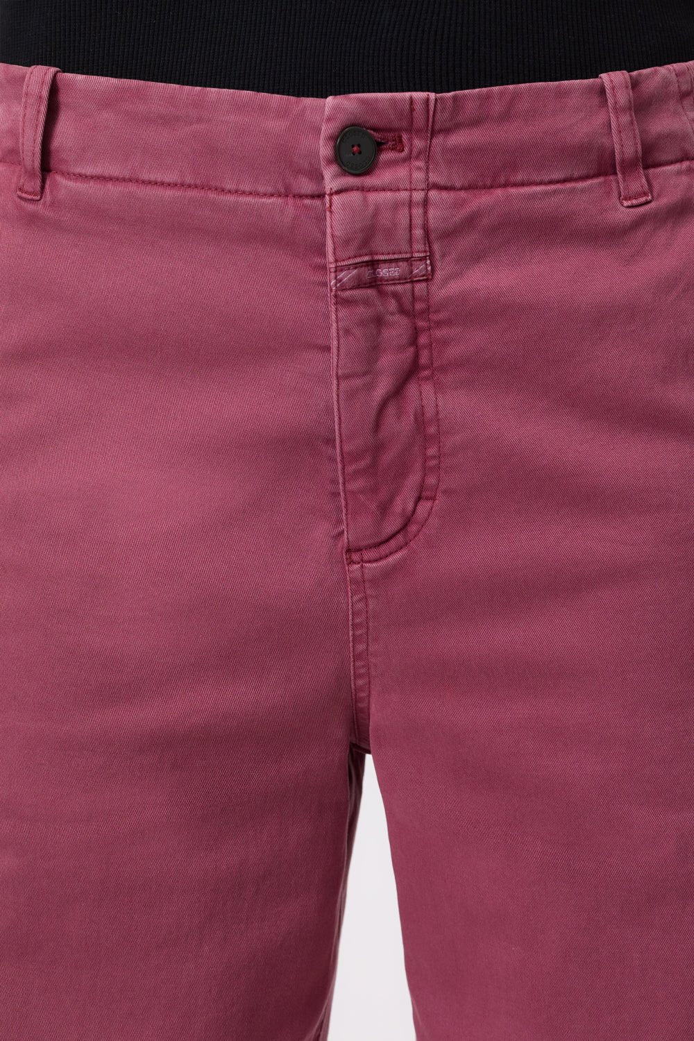 CLOSED ROVEA ORGANIC COTTON STRETCH TWILL CHERRY RED - Den Lille Ida - Closed