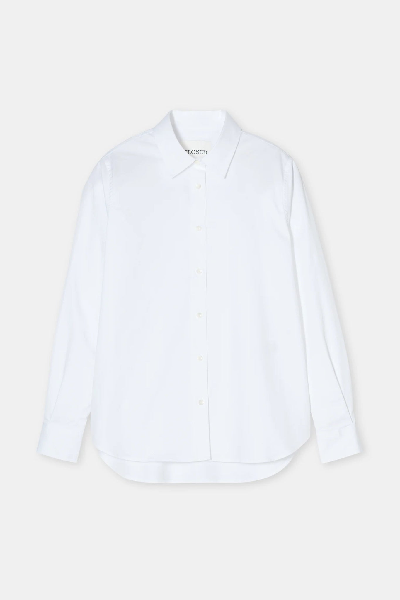 Closed Cotton Poplin Blouse White - Den Lille Ida - Closed