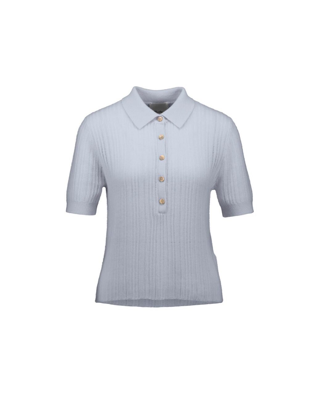 Allude Cashmere Poloneck Sweater Light Blue