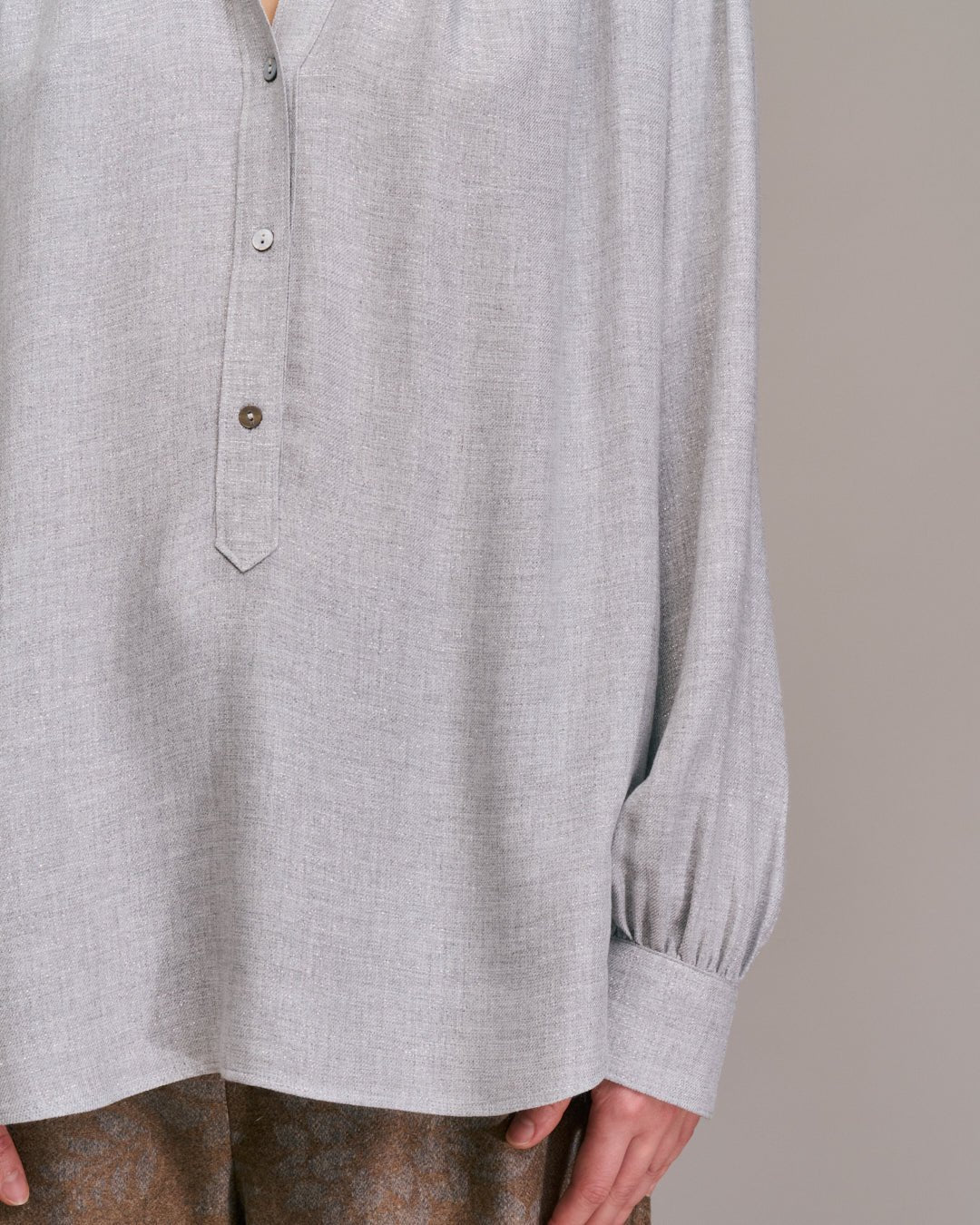 Diega Calbiza Shirt Grey Silver - Den Lille Ida - Diega