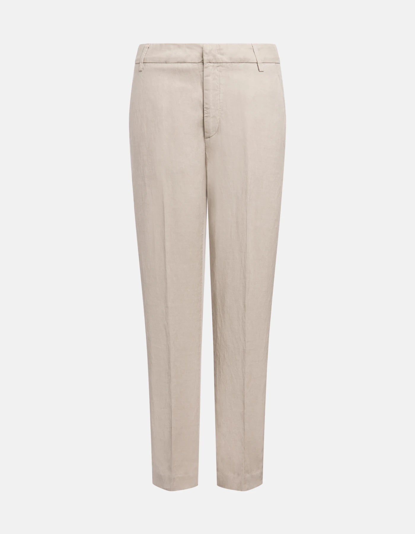 Dondup Nima Zip Loose Fit Trousers Linen Lyocell - Den Lille Ida - Dondup