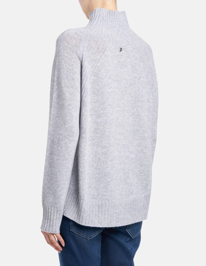Dondup Regular - fit Polo Neck Jumper in Cashmere Wool - Den Lille Ida - Dondup