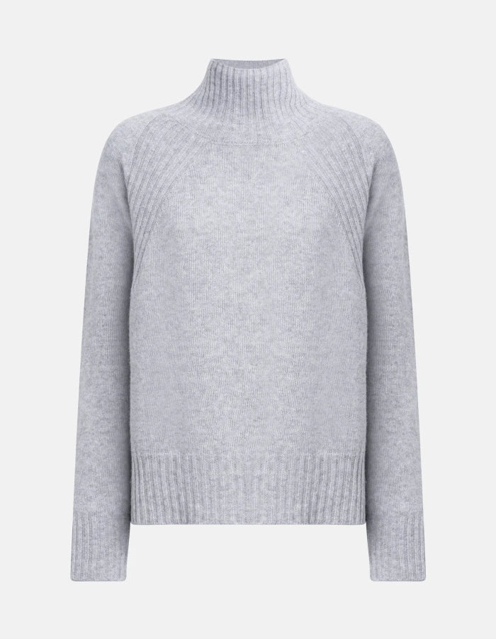 Dondup Regular - fit Polo Neck Jumper in Cashmere Wool - Den Lille Ida - Dondup