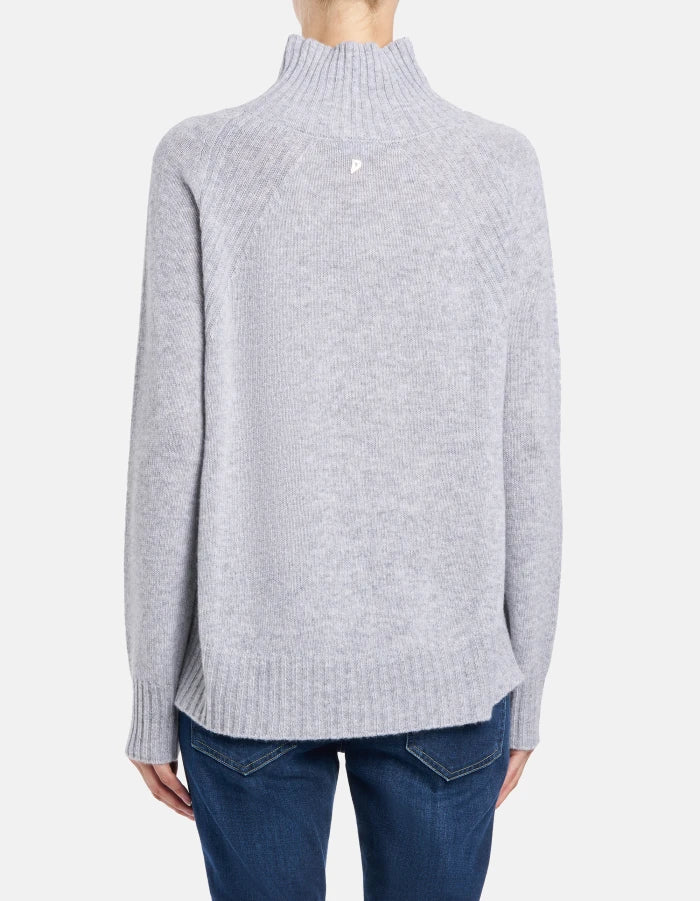 Dondup Regular - fit Polo Neck Jumper in Cashmere Wool - Den Lille Ida - Dondup