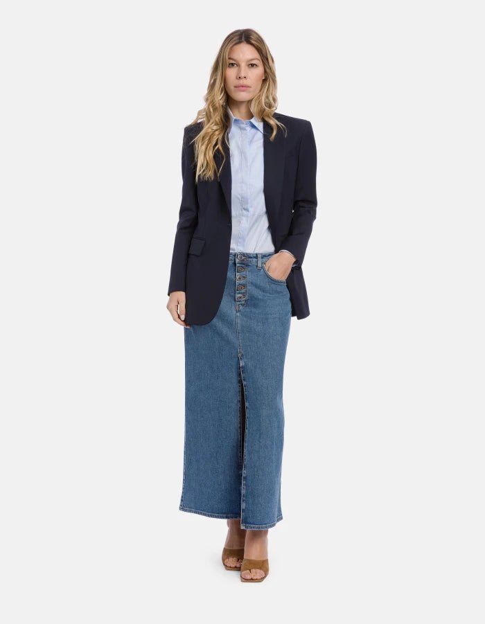 Dondup Shirt Poplin Light Blue - Den Lille Ida - dondup