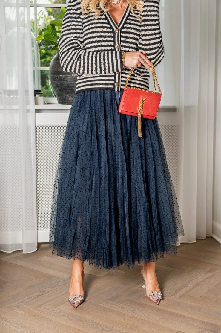 EMM Daisy Skirt Navy Dots - Den Lille Ida - EMM - Copenhagen