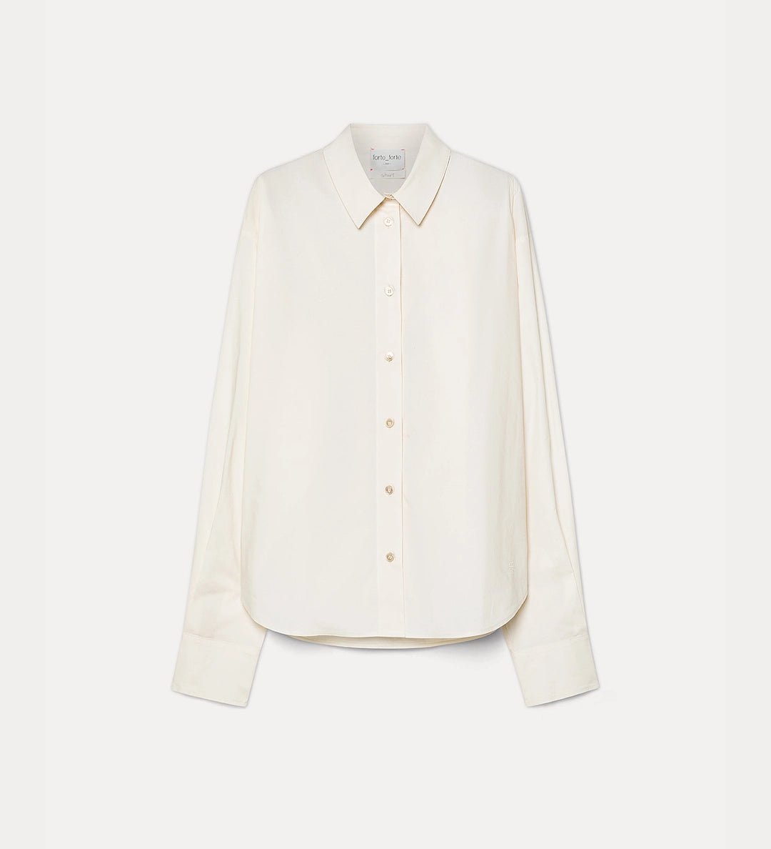 forte_forte boxy poplin shirt beurre - Den Lille Ida - forte_forte