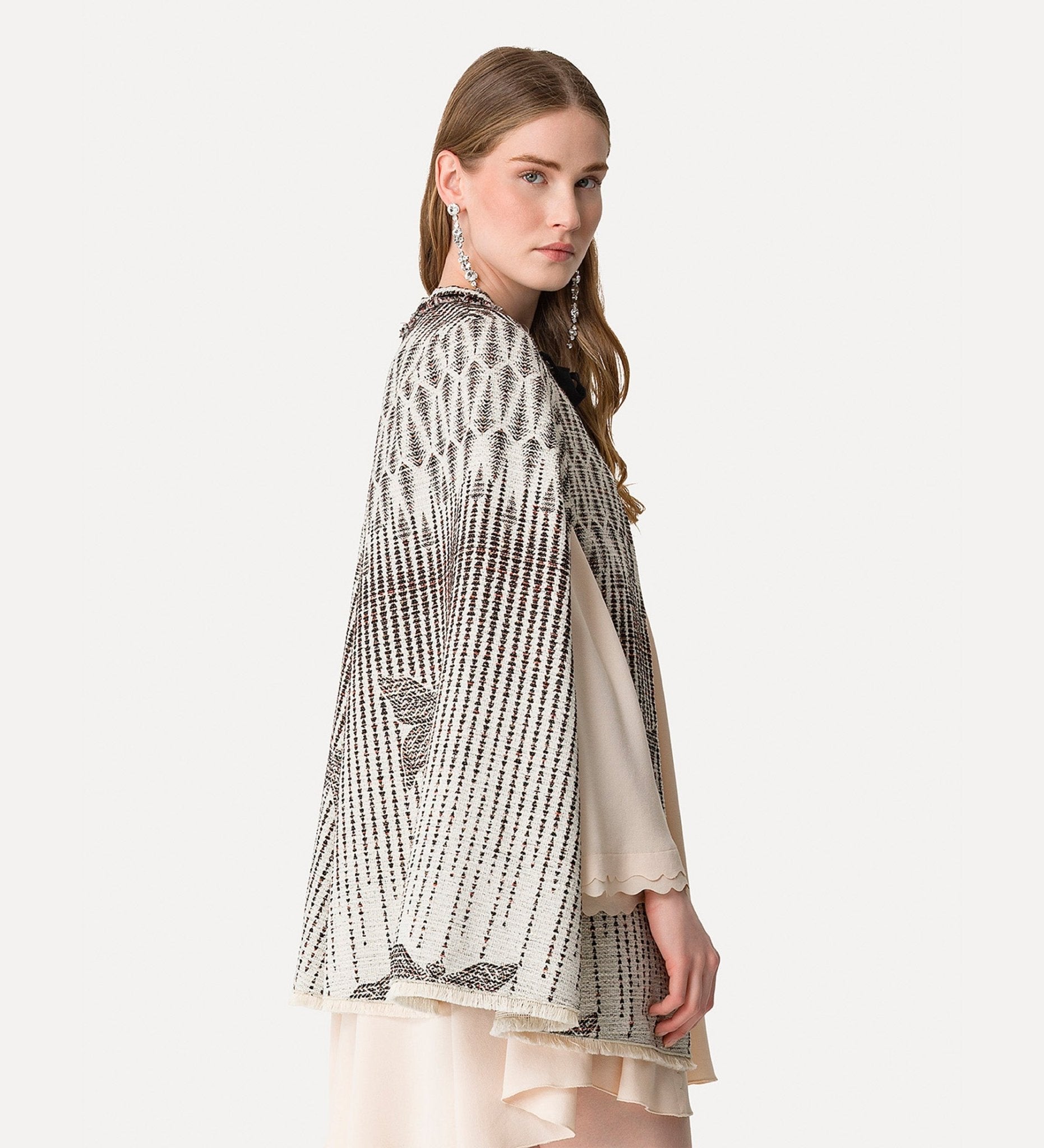 forte_forte “libelle” jacquard cape - Den Lille Ida - forte_forte