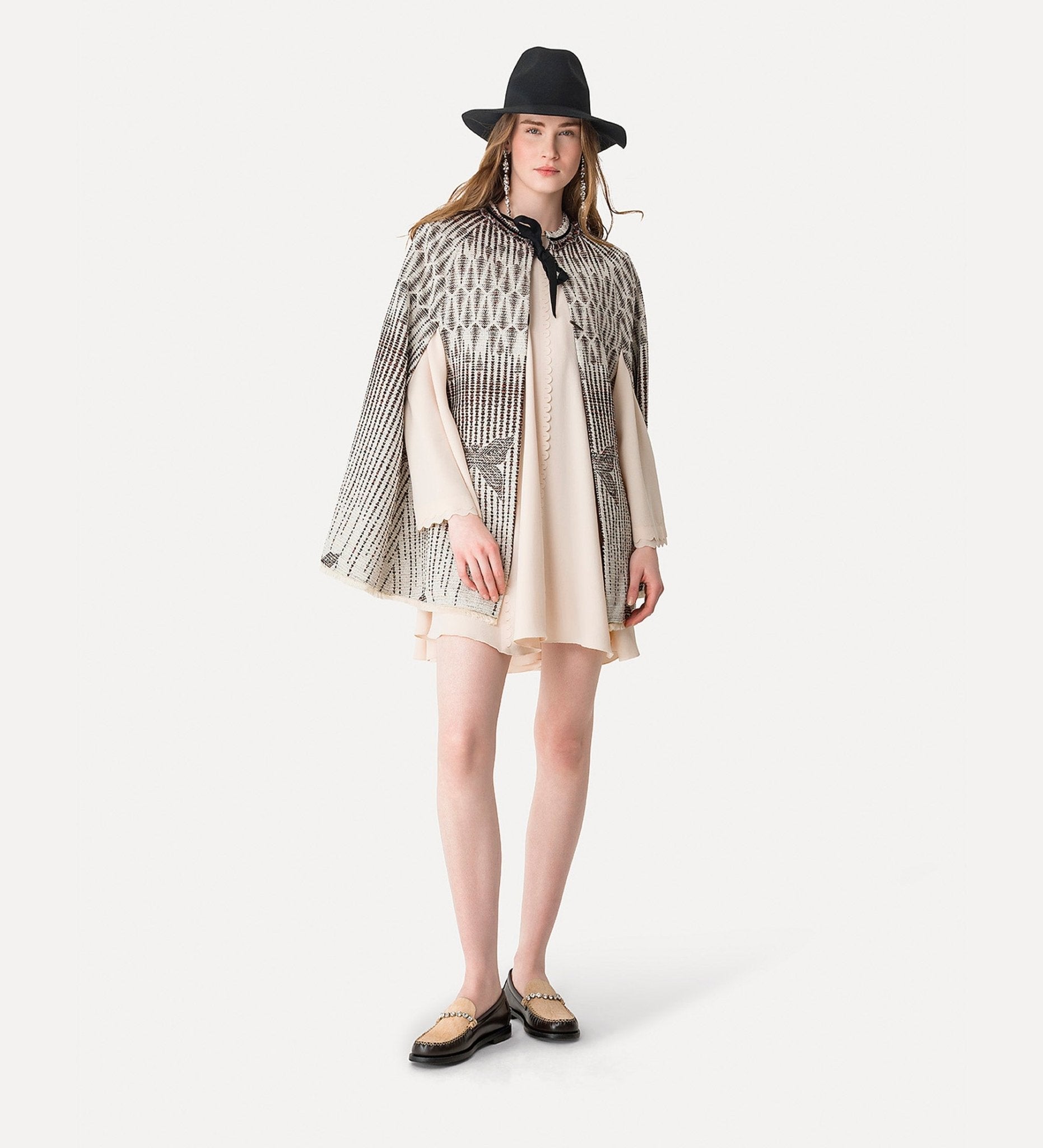 forte_forte “libelle” jacquard cape - Den Lille Ida - forte_forte