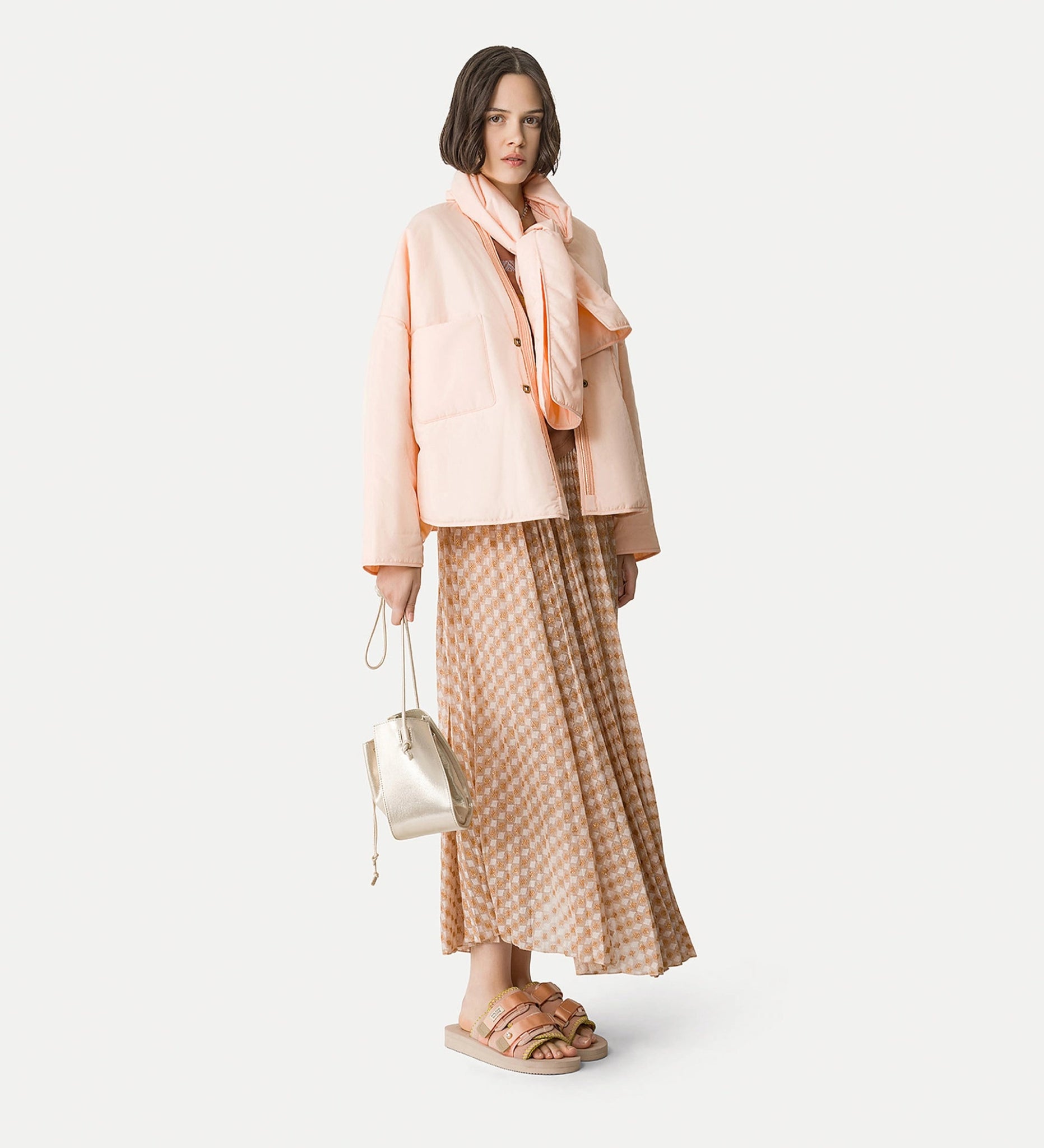 forte_forte pleated skirt in diamond jersey - Den Lille Ida - forte_forte