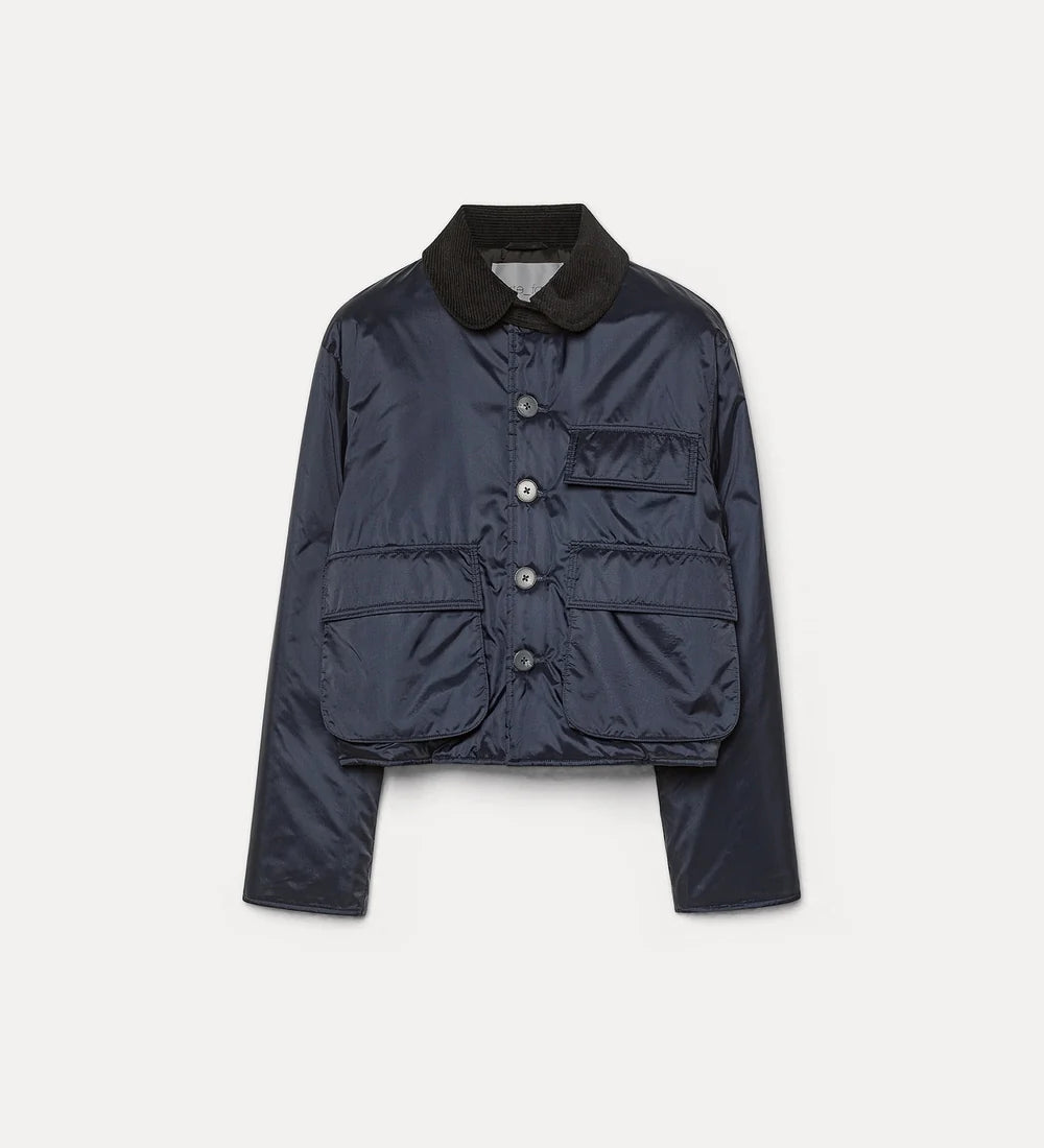 forte_forte british cropped jacket corduroy details night