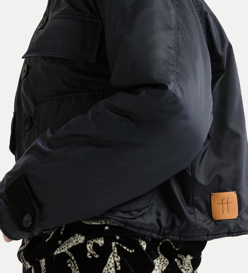 forte_forte british cropped jacket corduroy details night