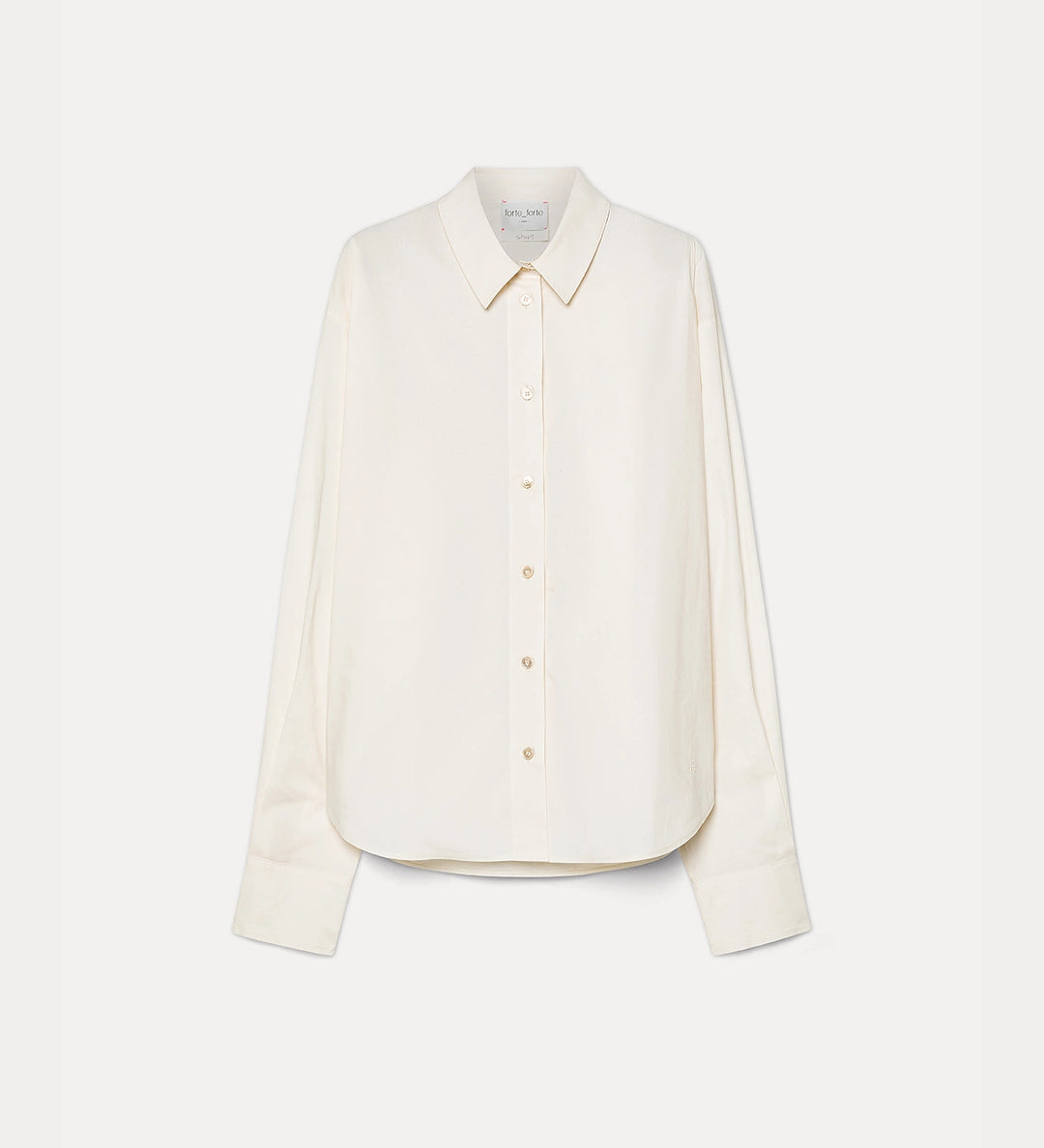forte_forte boxy poplin shirt beurre