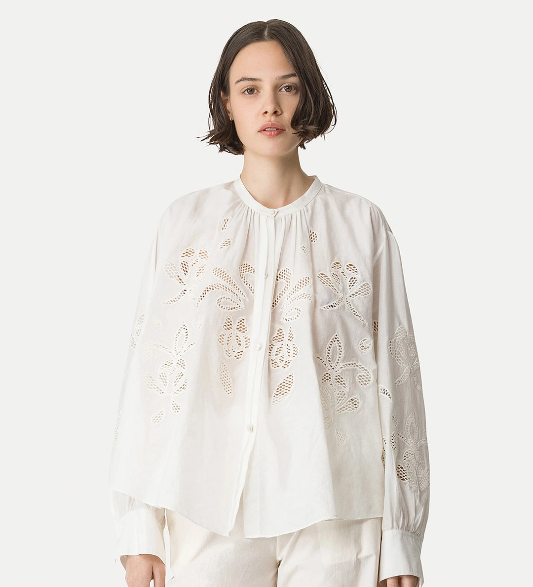 forte_forte "lunamaris" voile bohemian shirt