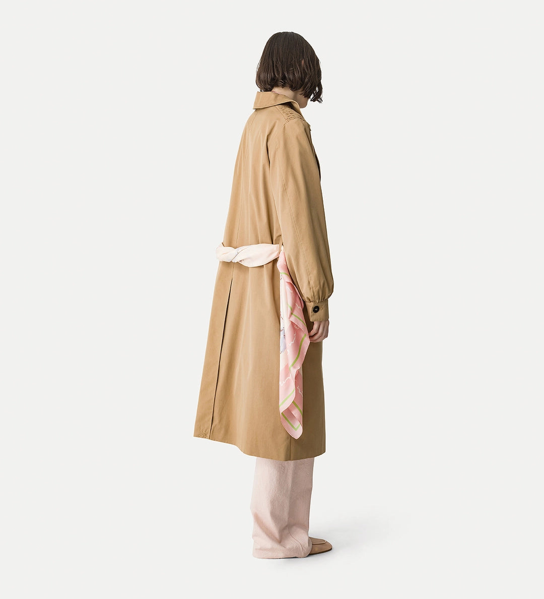 forte_forte rainproof twill trench sand