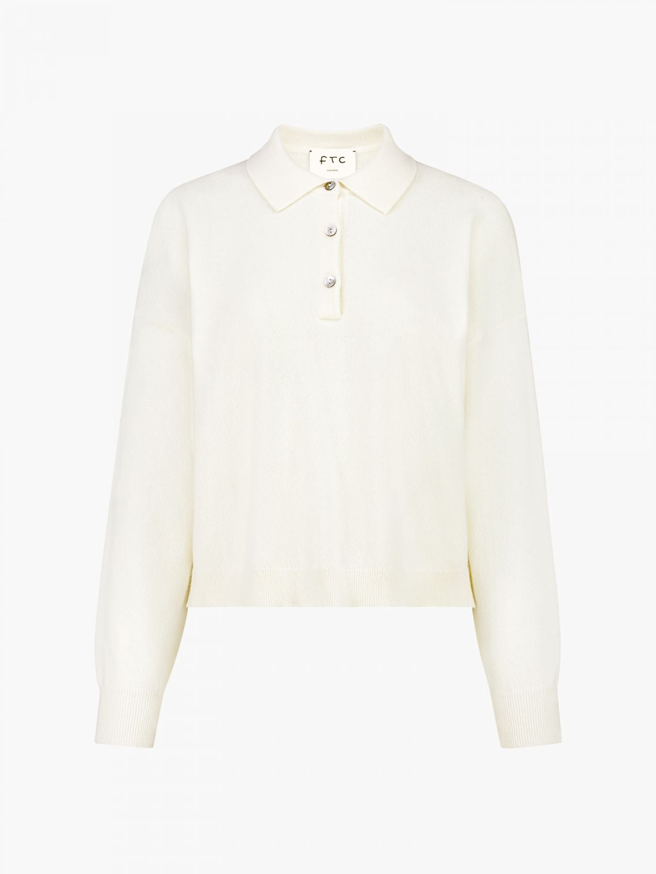 FTC Cashmere Polo Offwhite - Den Lille Ida - FTC