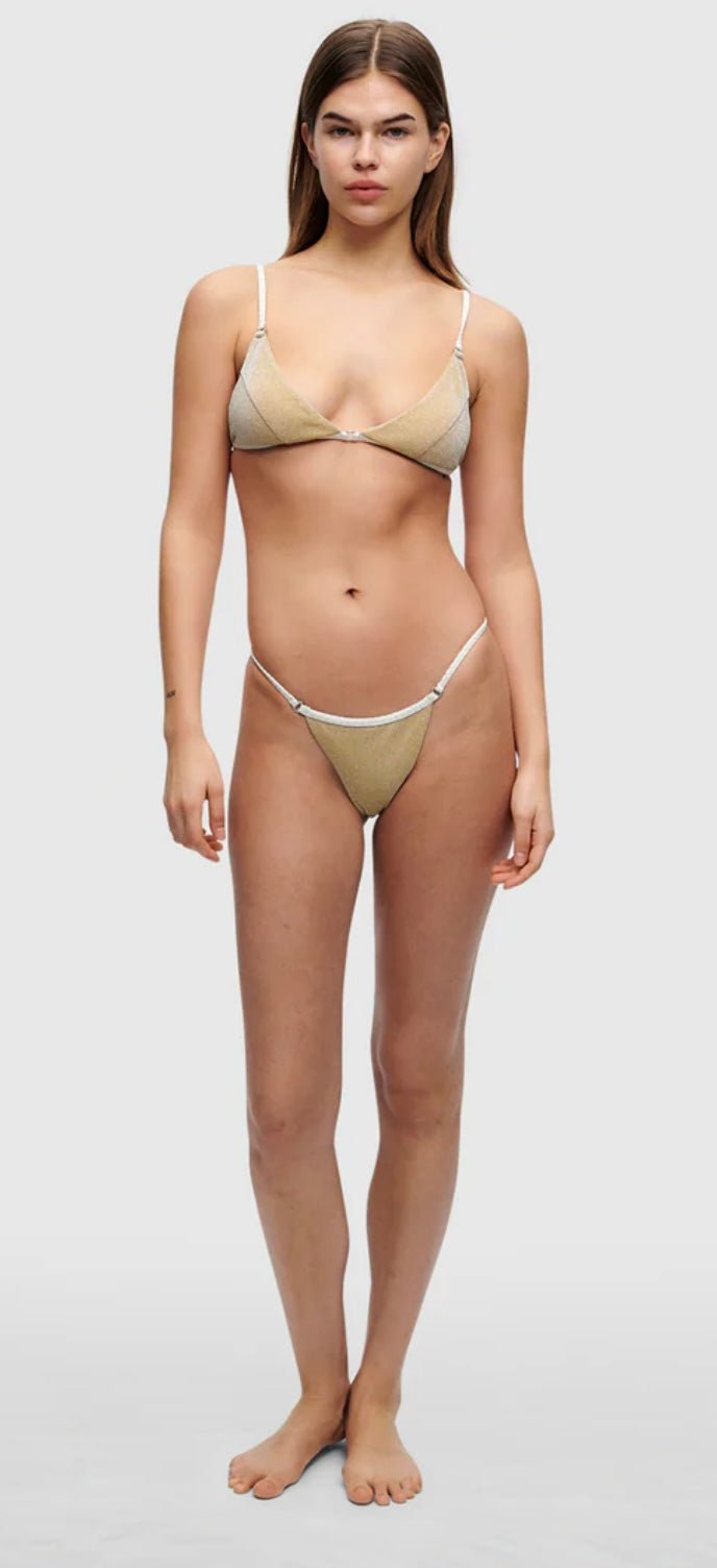 Hanne Bloch - Ivory Glitter Brazilian Bikini - Den Lille Ida - HANNE BLOCH