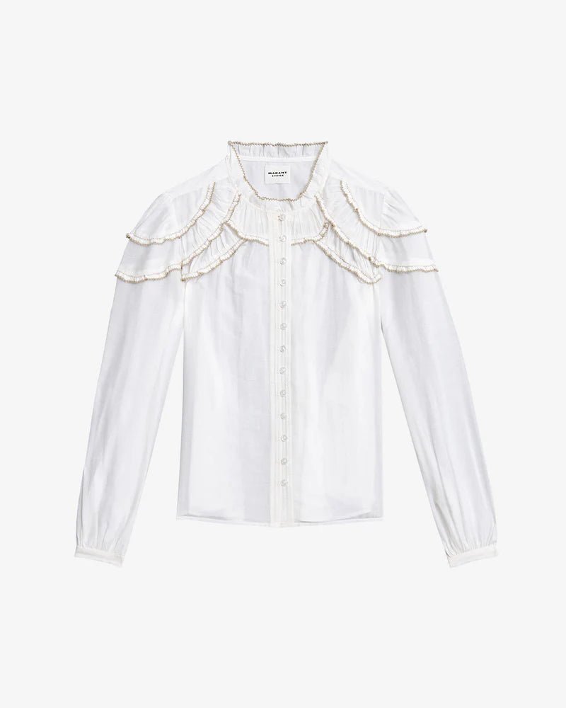 Isabel Marant Christa Top White - Den Lille Ida - Isabel Marant Étoile