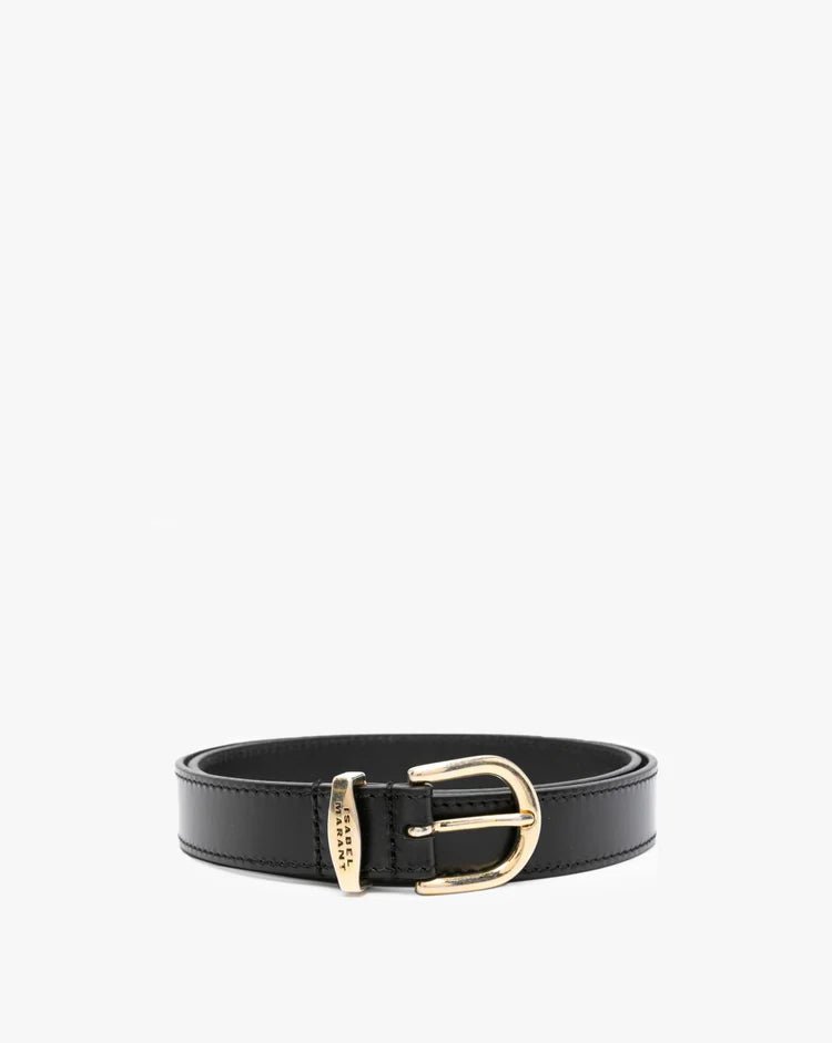Isabel Marant Zadd Belt Black/Brass