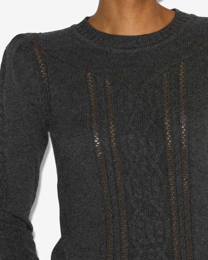 Isabel Marant Étoile KELIA SWEATER Anthracite - Den Lille Ida - Isabel Marant Étoile