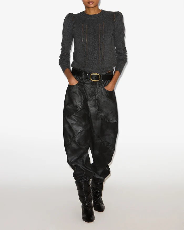 Isabel Marant Étoile KELIA SWEATER Anthracite - Den Lille Ida - Isabel Marant Étoile