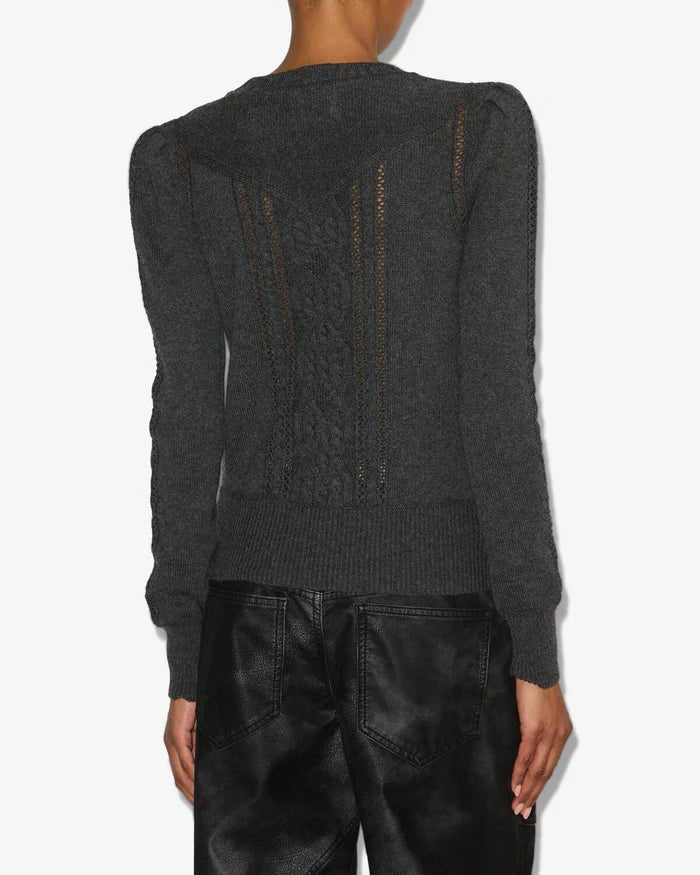 Isabel Marant Étoile KELIA SWEATER Anthracite - Den Lille Ida - Isabel Marant Étoile