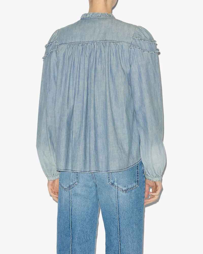 Isabel Marant Etoile Milya Top Blue - Den Lille Ida - Isabel Marant Étoile