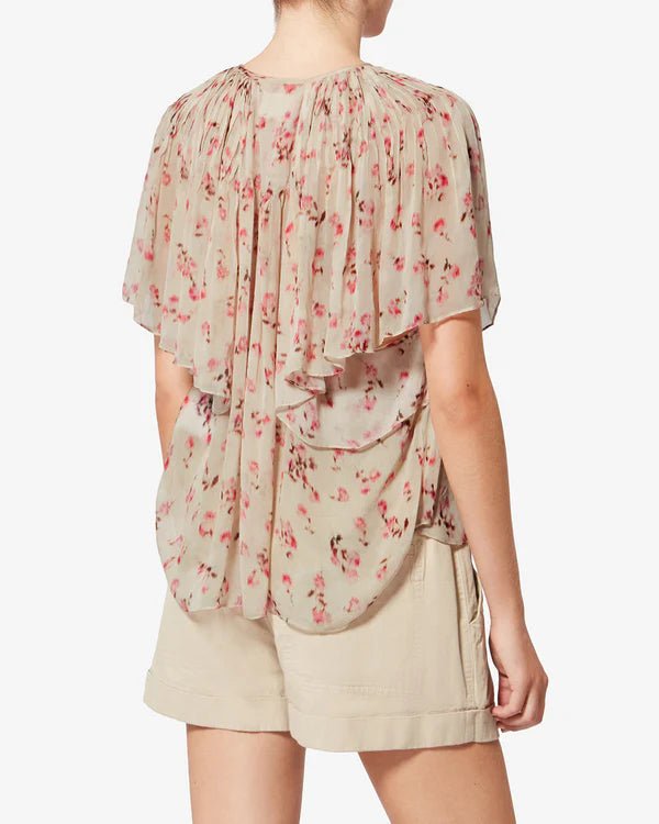 Isabel Marant Neslya Top Beige - Den Lille Ida - Isabel Marant Étoile