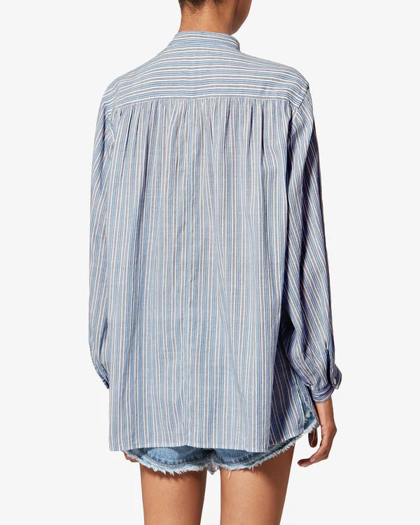 Isabel Marant Sapha Top Blue - Den Lille Ida - Isabel Marant Étoile