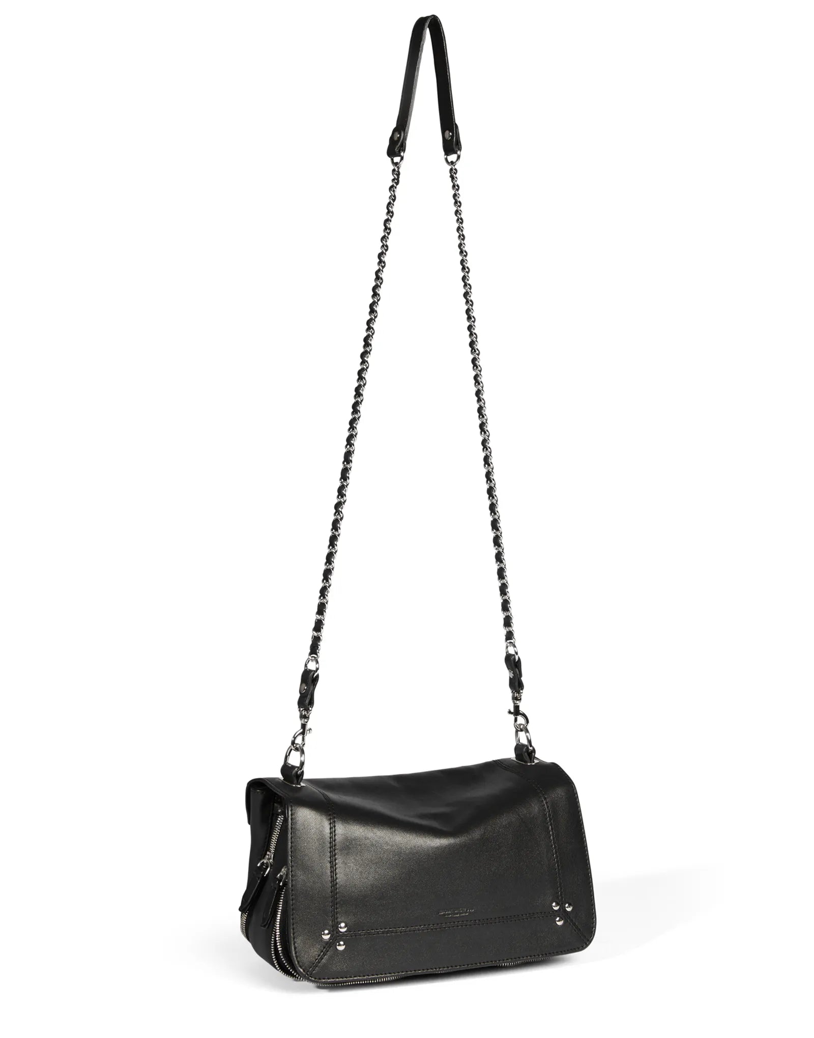 Jérôme Dreyfuss Bobi Noir silver lambskin - Den Lille Ida - Jérôme Dreyfuss