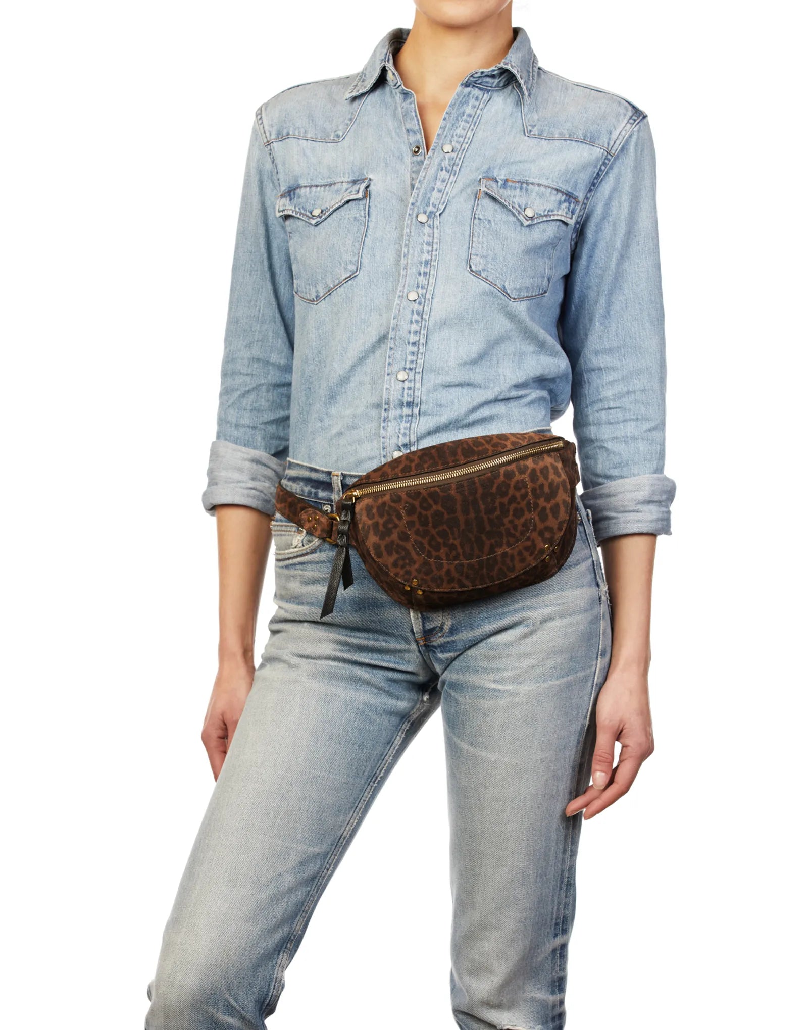 Jerome Dreyfuss Lino Banane Suede Leopard - Den Lille Ida - Jérôme Dreyfuss