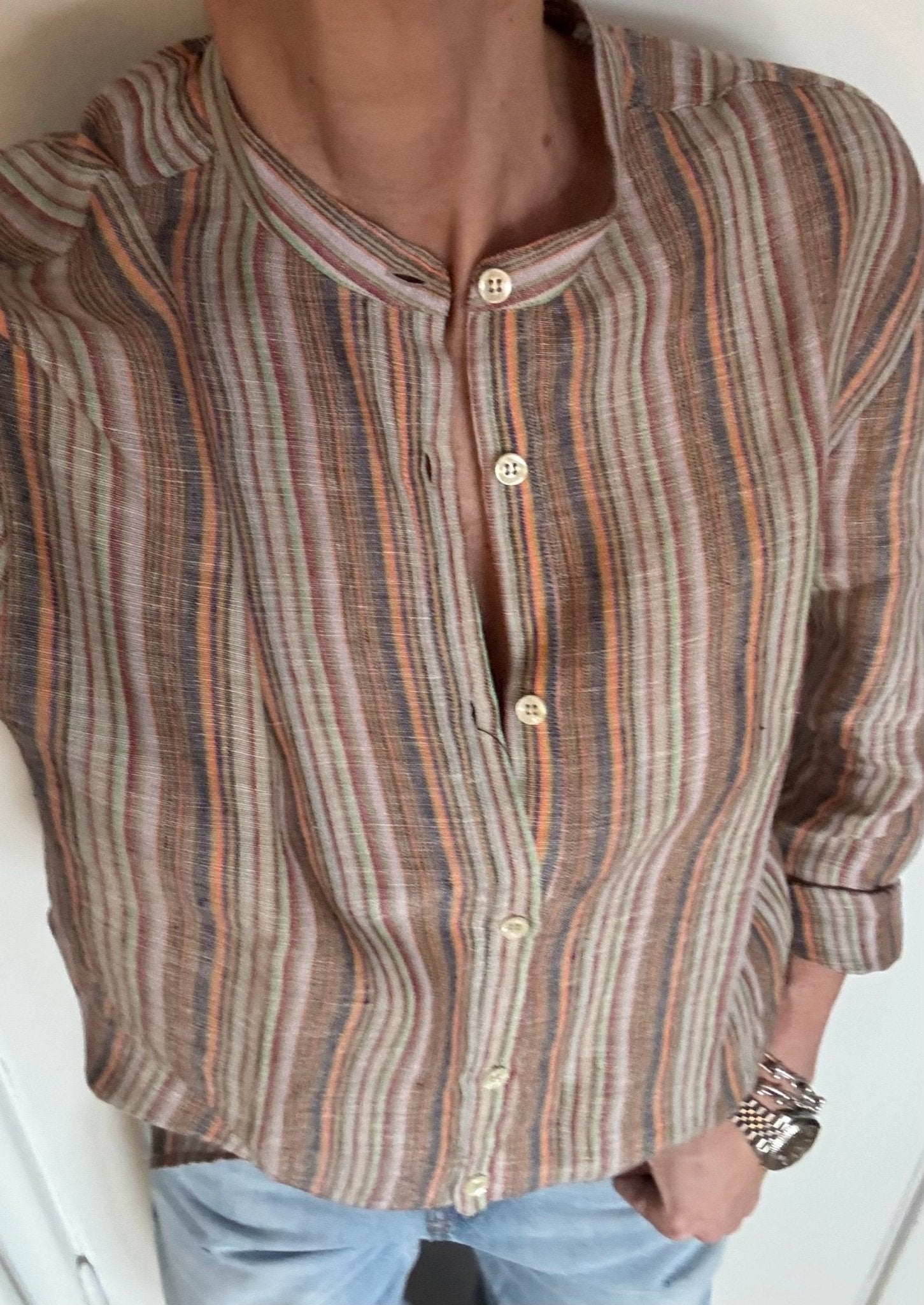 Louise Rømern Freddie Toby Striped Italian Linen - Den Lille Ida - Louise Rømern Freddie