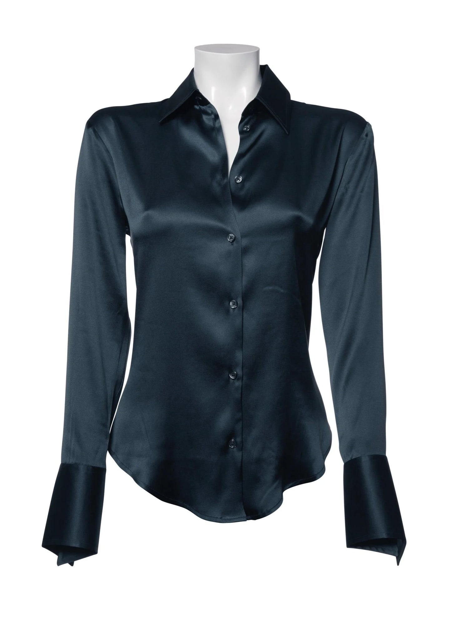 Louise Rømern Freddie The Carter Vail - Midnight Blue Italian Silk Satin - Den Lille Ida - Louise Rømern Freddie