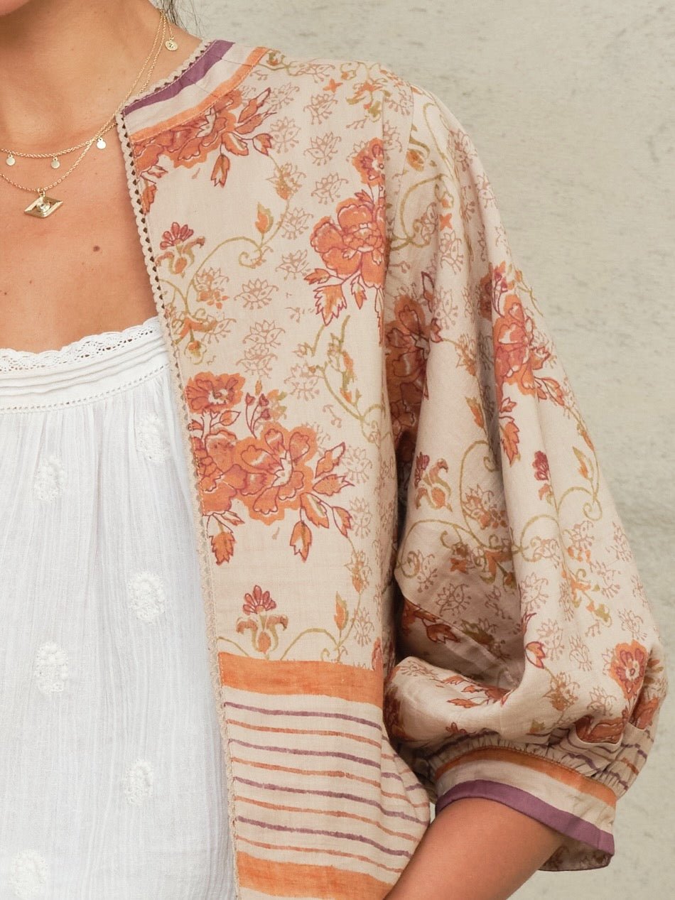 M.A.B.E Aubrie Print Jacket - Den Lille Ida - M.A.B.E