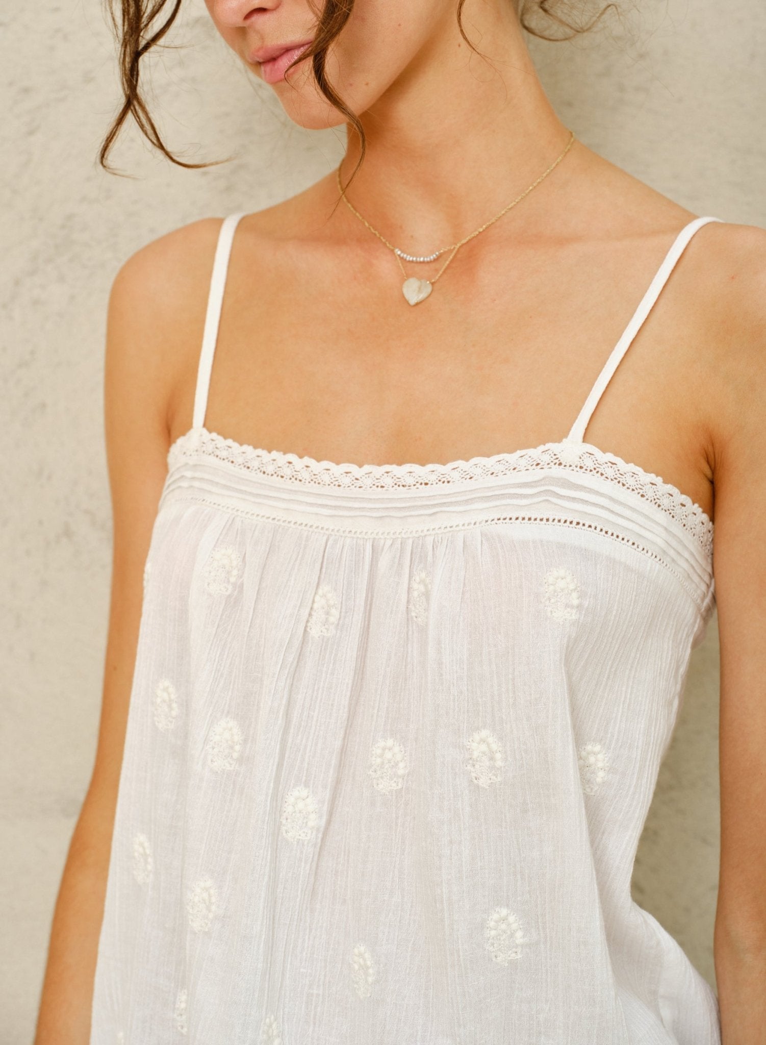 M.A.B.E. Livie Top White - Den Lille Ida - M.A.B.E