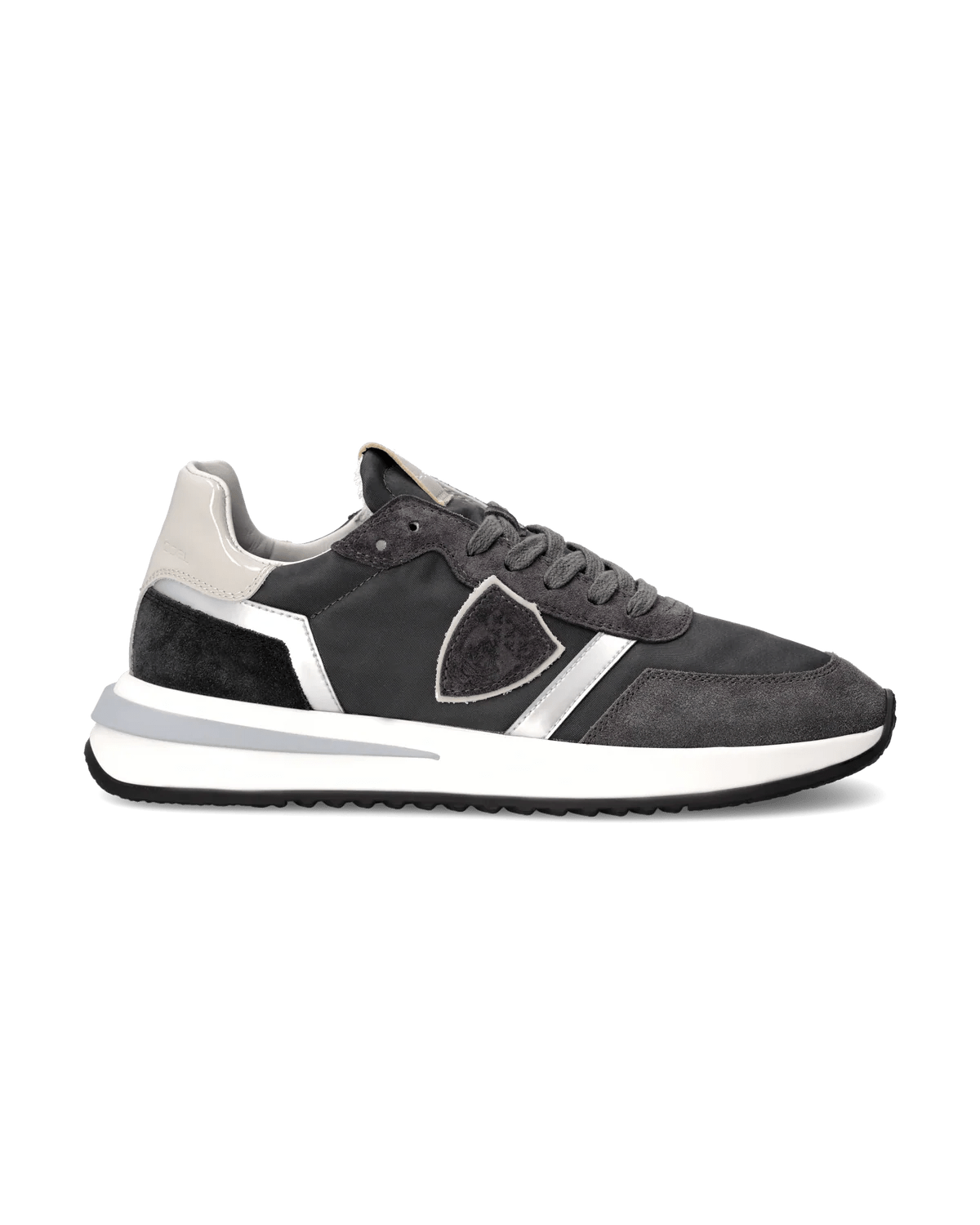 Philippe Model Tropez 2.1 Sneakers Black Gray Silver