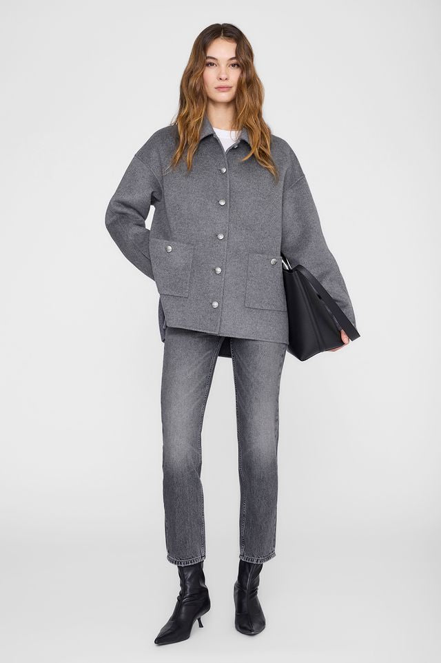Anine Bing Luca Jacket Heather Grey