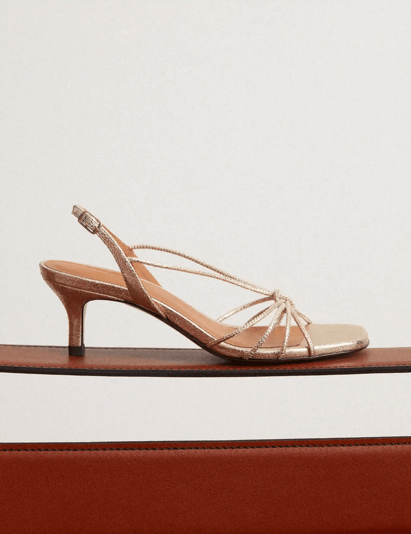 Rivecour Sandals No 470 White Gold - Den Lille Ida - Rivecour