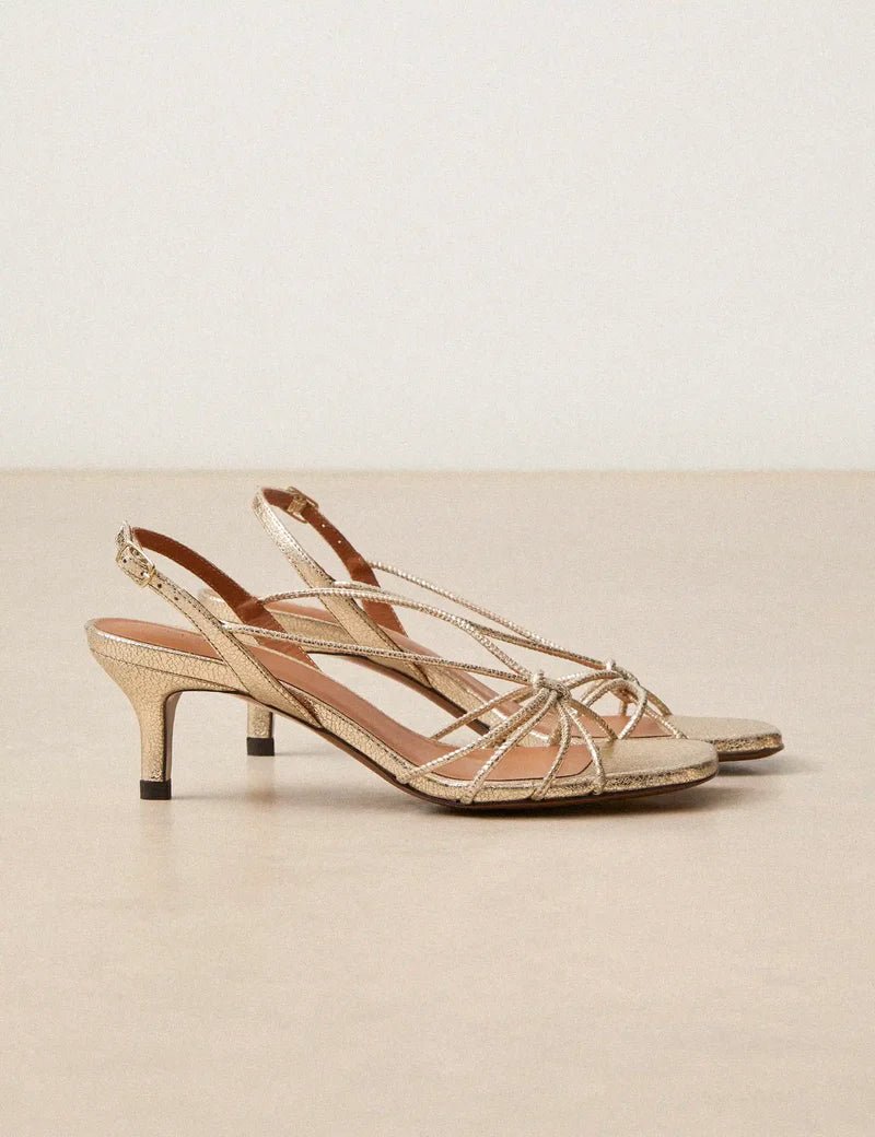 Rivecour Sandals No 470 White Gold - Den Lille Ida - Rivecour