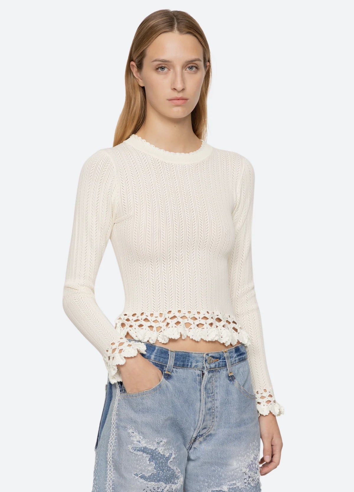 Sea New York Abbie Knit Cream - Den Lille Ida - Sea New York