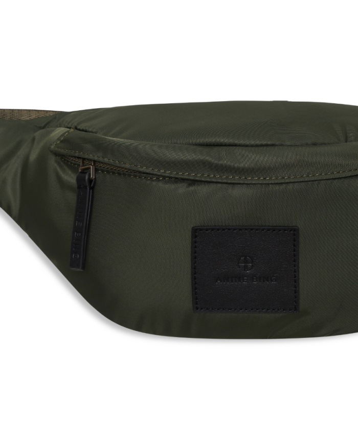 Anine Bing Leon Small Waist Bag Nylon Army Green