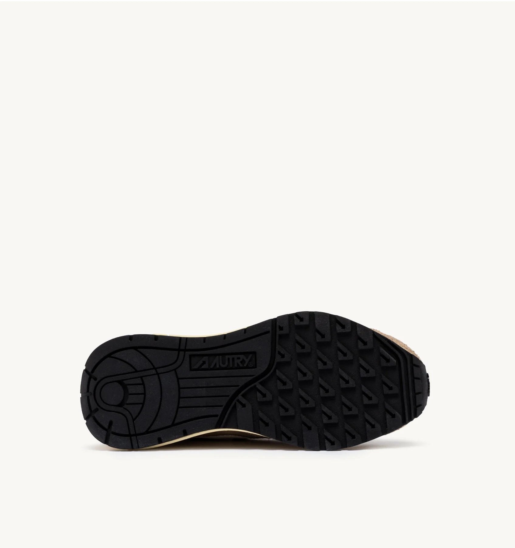 AUTRY REELWIND LOW SNEAKERS IN PEPPER AND WHITE SUEDE AND NYLON