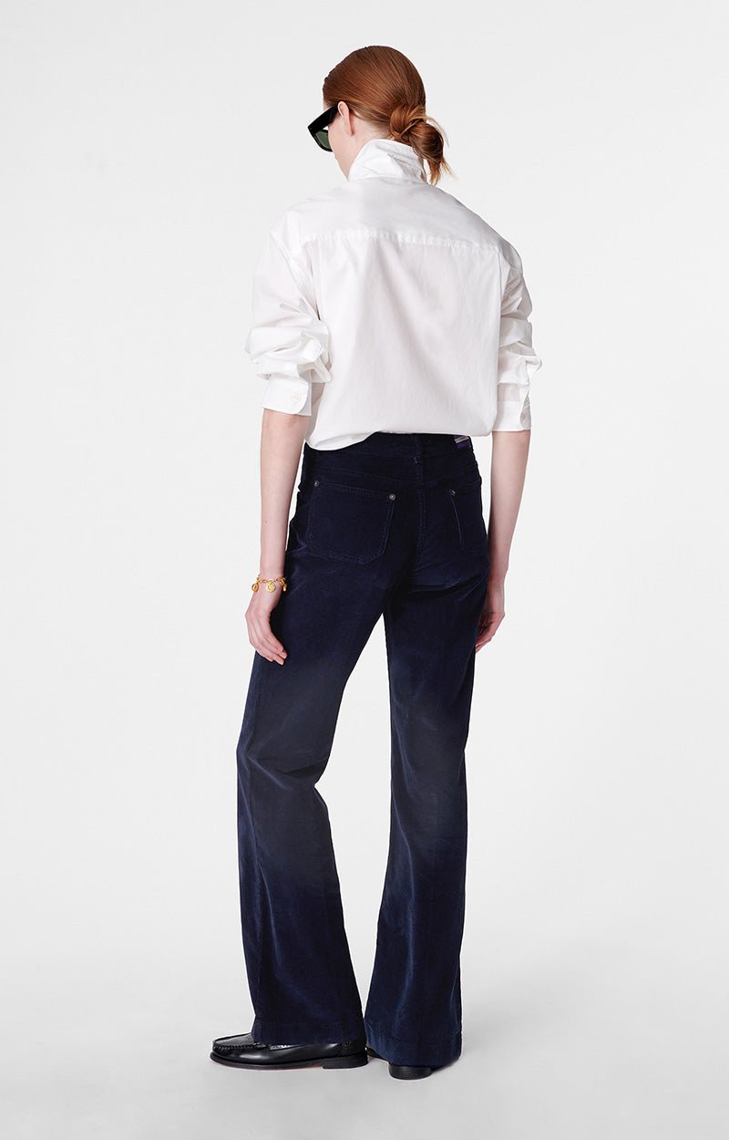 Vanessa Bruno Dompay Flared Jeans Fløjl Marine - Den Lille Ida - Vanessa Bruno