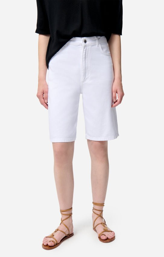 Vanessa Bruno Elouan Bermuda Shorts Cotton Ecru - Den Lille Ida - Vanessa Bruno