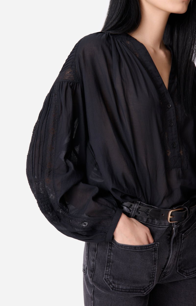 Vanessa Bruno Nipoa Shirt Noir - Den Lille Ida - Vanessa Bruno