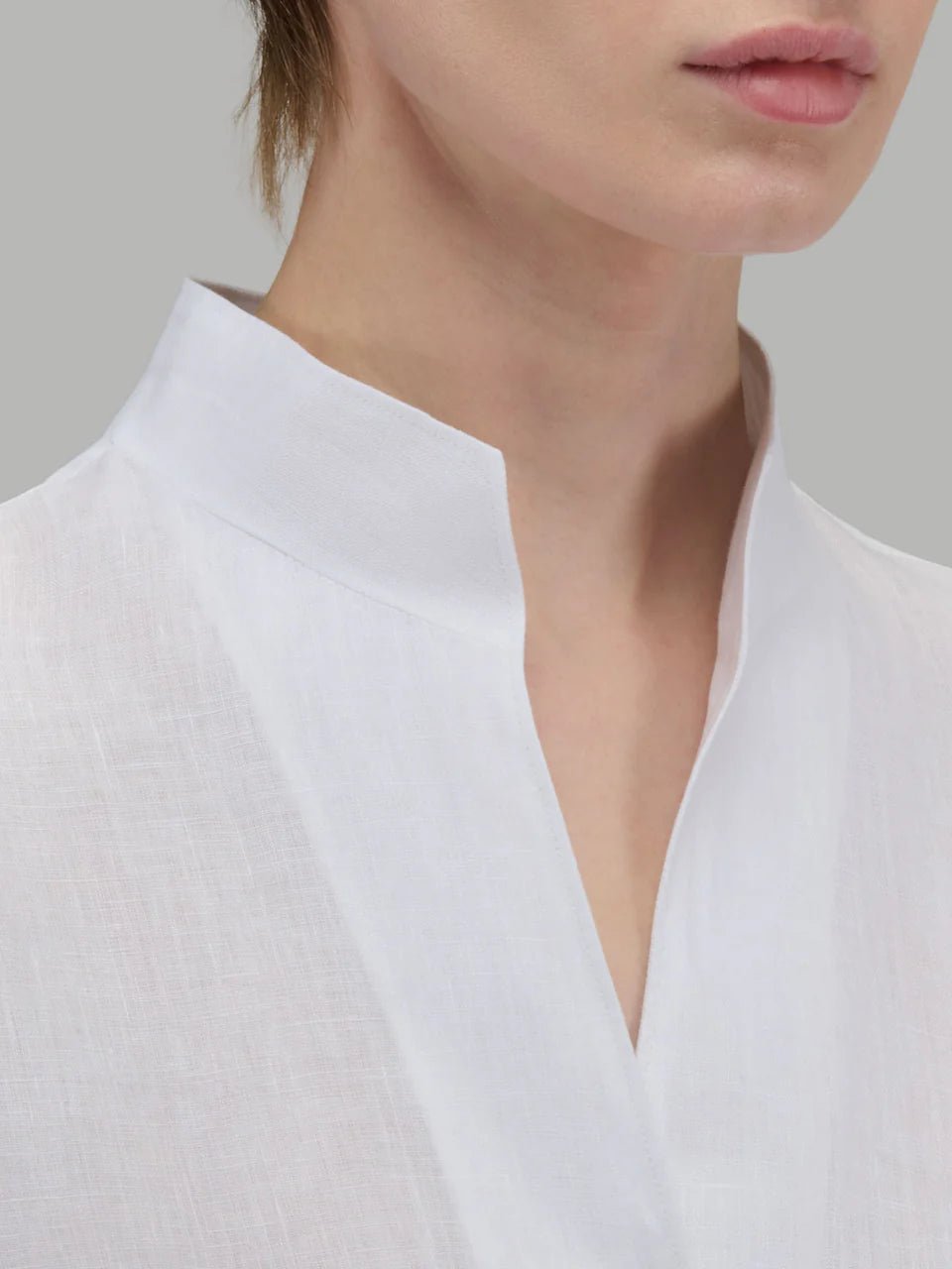 Xacus Sasha Linen Shirt White - Den Lille Ida - Xacus