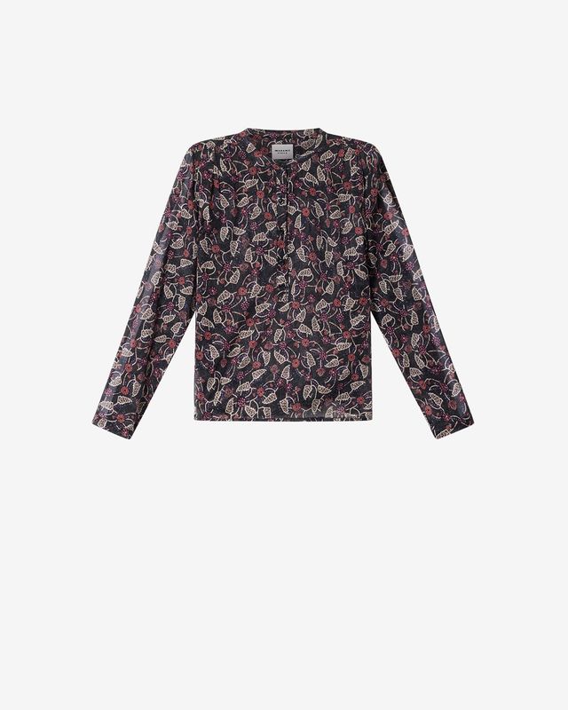 Isabel Marant Etoile Maria Top Black/Raspberry