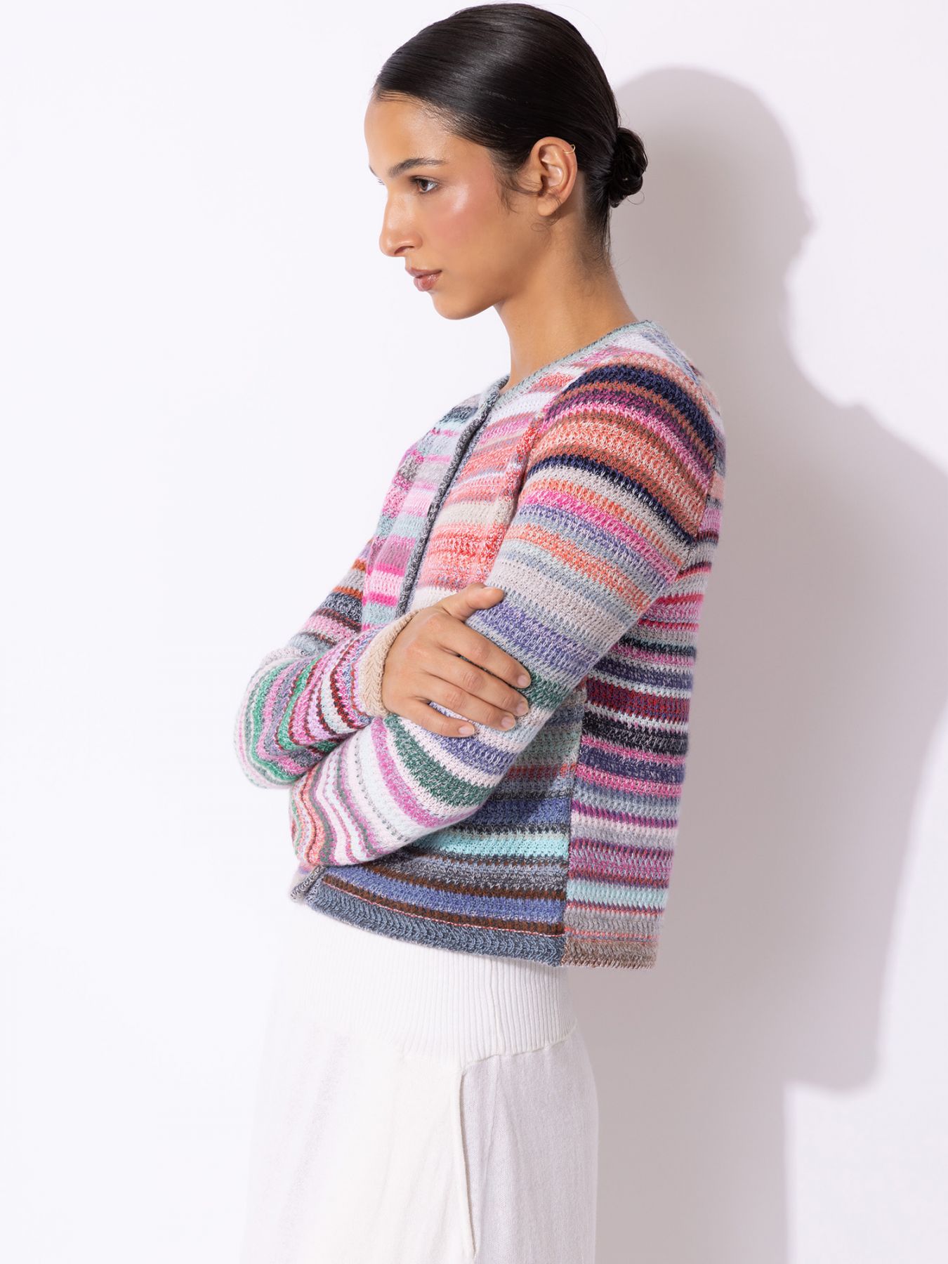 FTC Up Knit Mini-Cardigan